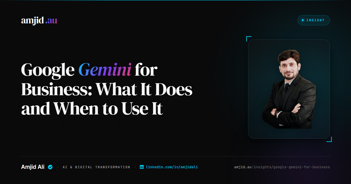 Google Gemini for Business: What It Does and When to Use It, Google Gemini, AI Tools