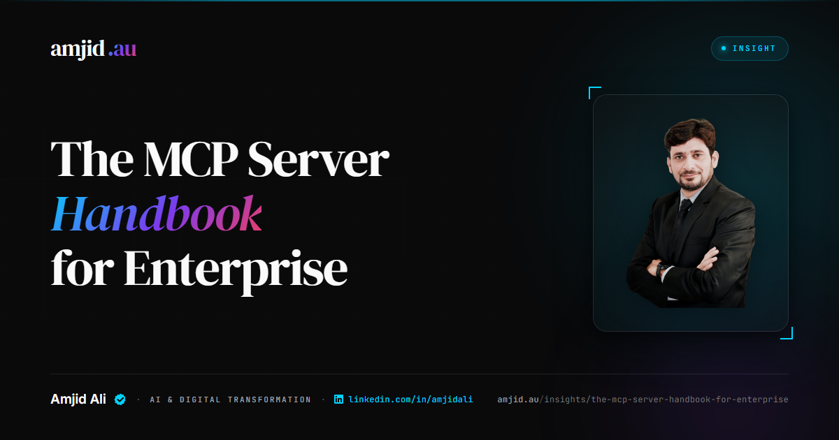 The MCP Server Handbook for Enterprise (Production-Grade, SSO, Audited), MCP, Agentic AI